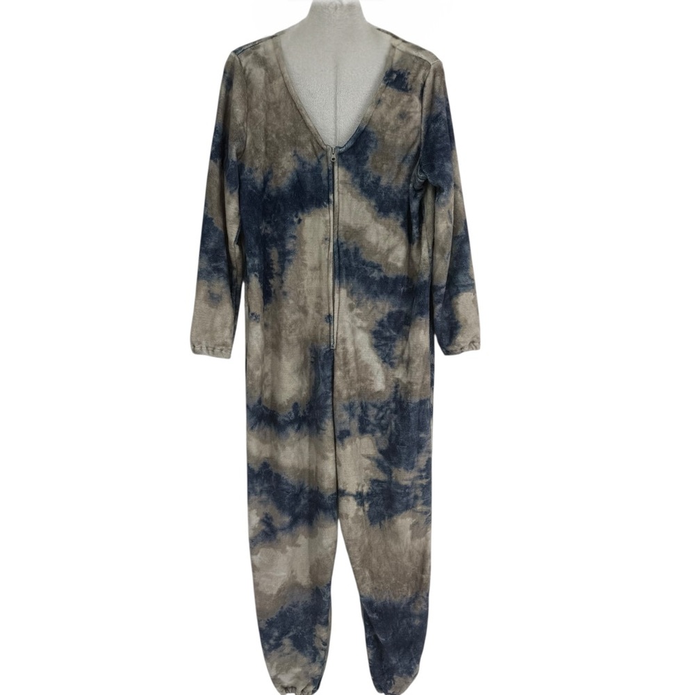 Natural Life Tie Dye Loungewear Jumpsuit Womens One Piece Pajama Boho Size S